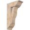 Ekena Millwork Funston Traditional Smooth Bracket w/ Offset Brace, Douglas Fir, 7 1/2"W x 18"D x 30"H BKT0806X18X30FST01SDF - alternate 1